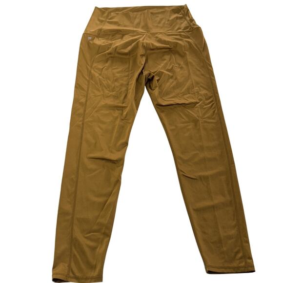 Fabletics Leggings Women 2XL Gold Shine High-Waisted Maternity Legging Plus Size - Picture 4 of 9